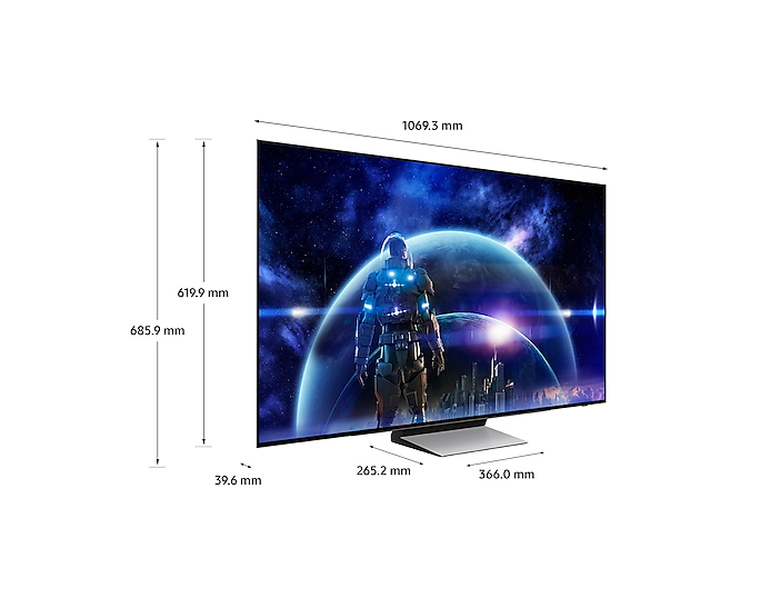 Samsung QE48S93DAEXXU 2024 48" S93D OLED 4K HDR Smart TV