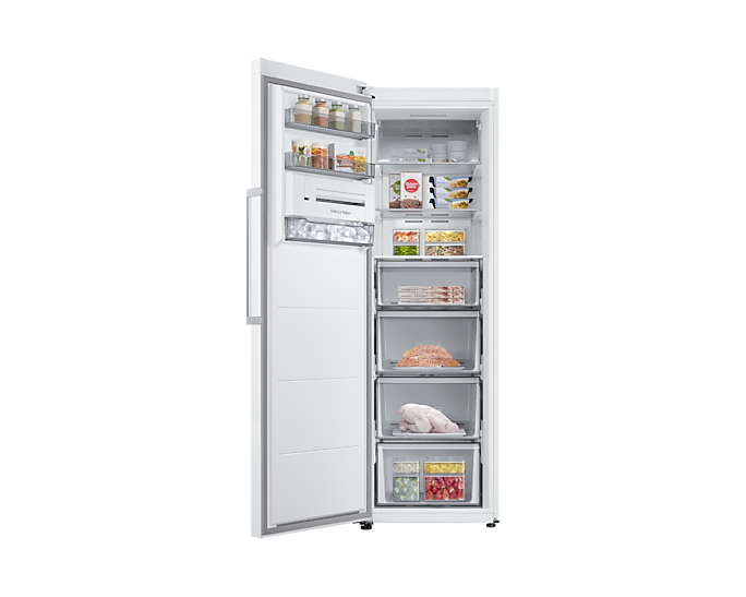 Samsung RZ32C7BD6WW/EU Tall One Door Freezer with Wi-Fi Embedded & SmartThings - White