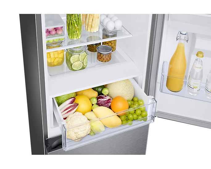 Samsung Series 6 RB34C632ESA/EU Classic Fridge Freezer with SpaceMax Technology Silver