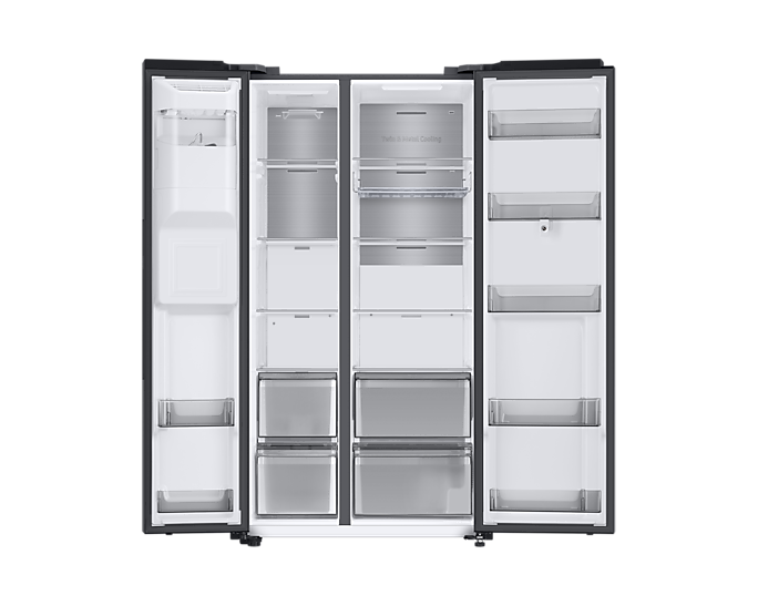 Samsung RS6HA8891B1/EU Family Hub™ SpaceMax™ American Style Smart Fridge Freezer - Black Stainless