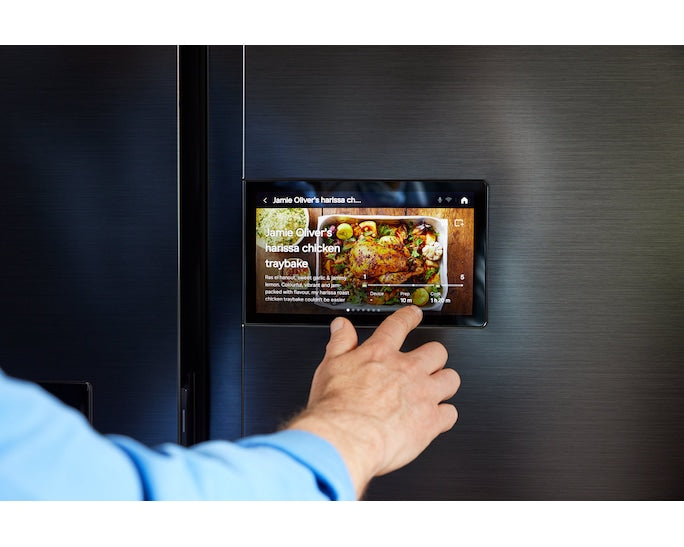 Samsung RS90F64EEFEU Bespoke AI Side-By-Side Refrigerator Series 9 AI Home 621L
