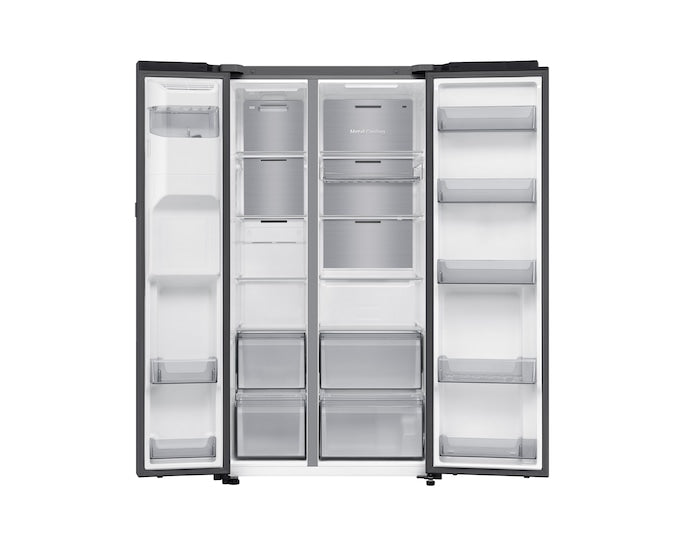 Samsung RS90F64EDFEU Bespoke AI Side-By-Side Refrigerator Series 9 AI Home 621L