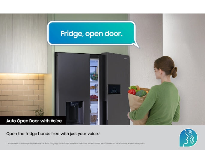 Samsung RS90F64EDTEU Bespoke AI Side-By-Side Refrigerator Series 9 AI Home 621L