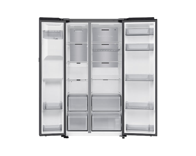 Samsung RS80F66KBFEU Bespoke AI Side-By-Side Refrigerator Series 8 On-device Bixby (no screen) 634L