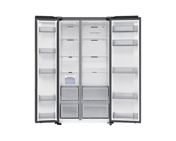 Samsung RS70F67QCFEU Bespoke AI Side-By-Side Refrigerator Series 7 SpaceMax 652L