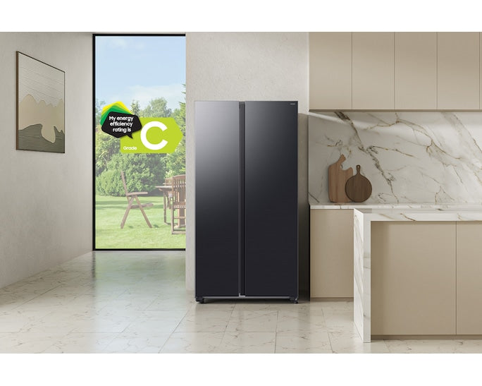 Samsung RS70F67QCFEU Bespoke AI Side-By-Side Refrigerator Series 7 SpaceMax 652L