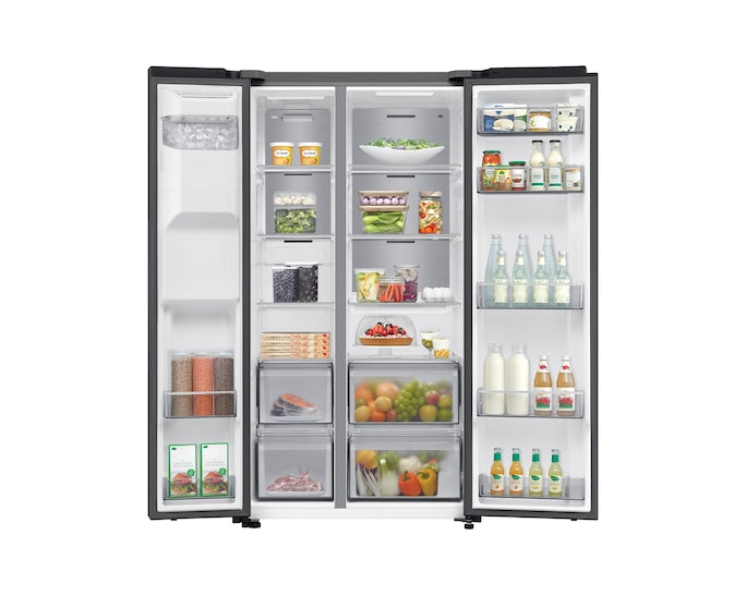 Samsung RS70F64KDFEU Bespoke AI Side-By-Side Refrigerator Series 6 SpaceMax 640L