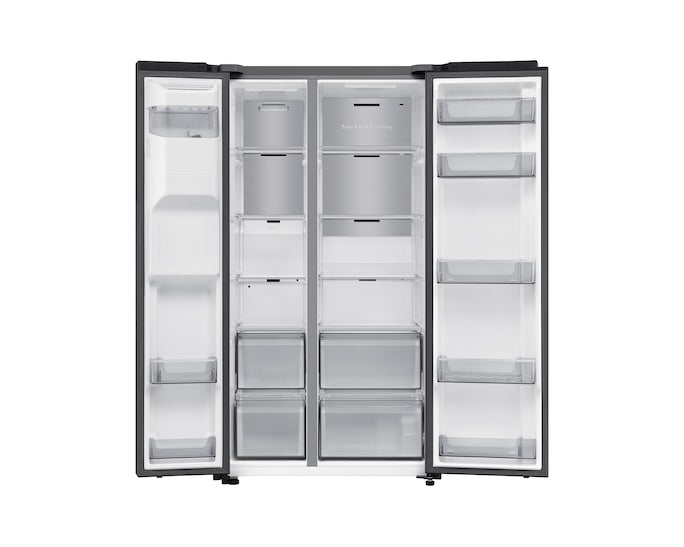 Samsung RS70F66KCFEU Bespoke AI Side-By-Side Refrigerator Series 7 SpaceMax 634L