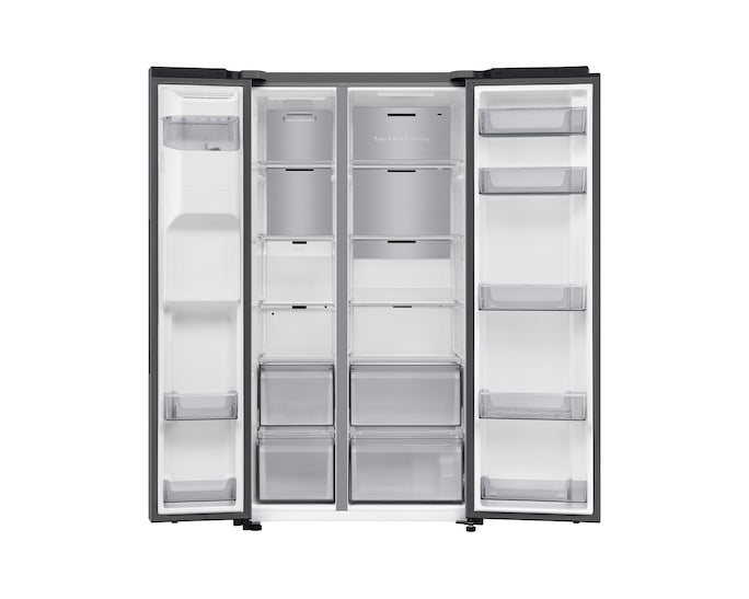 Samsung RS70F66KCTEU Bespoke AI Side-By-Side Refrigerator Series 7 SpaceMax 634L