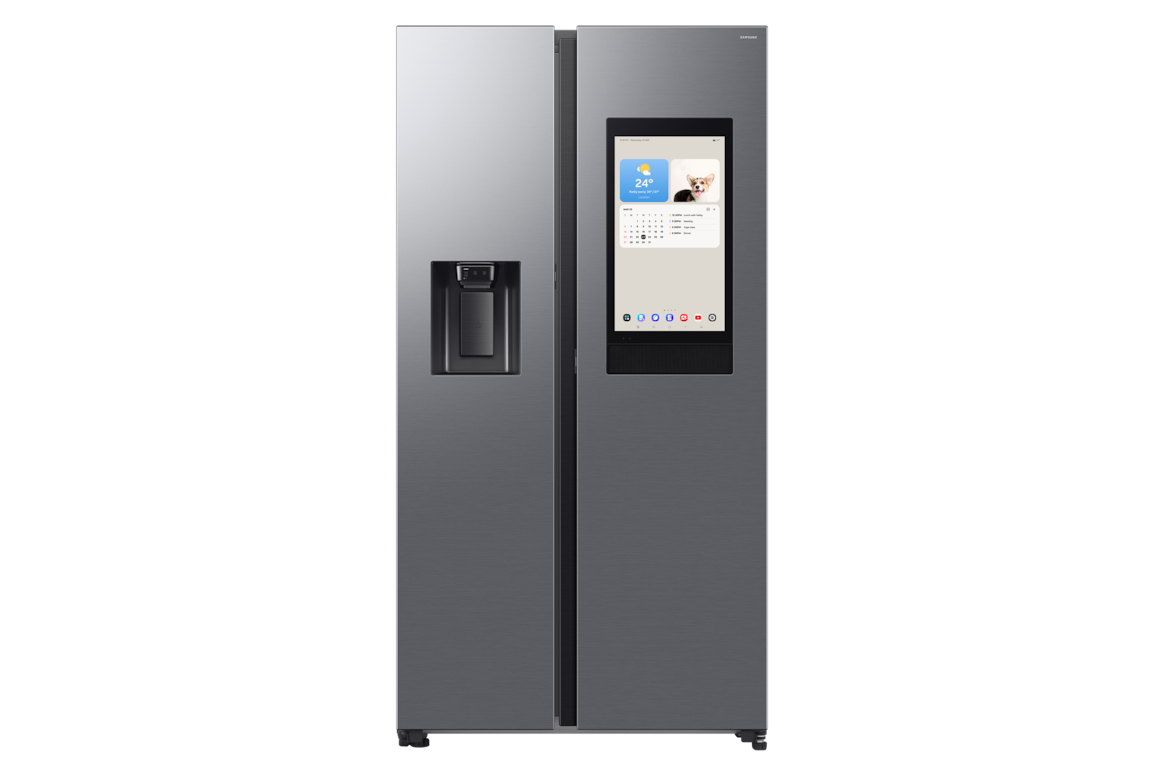 Samsung RS90F66BETEU Bespoke AI Side-By-Side Refrigerator Family Hub 614L
