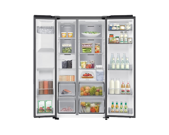 Samsung RS70F65KETEU Bespoke AI Side-By-Side Refrigerator Series 6 SpaceMax 640L