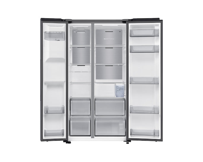 Samsung RS70F65KETEU Bespoke AI Side-By-Side Refrigerator Series 6 SpaceMax 640L