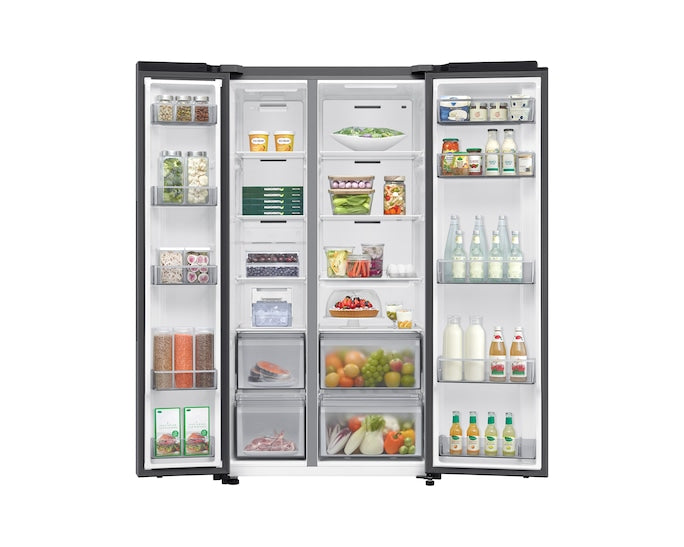 Samsung RS70F65QETEU Bespoke AI Side-By-Side Refrigerator Series 6 SpaceMax 659L