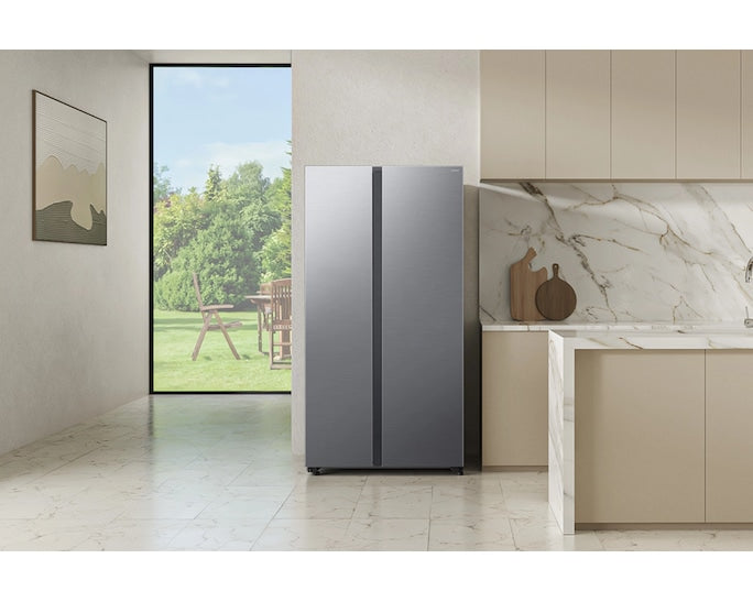 Samsung RS70F65QETEU Bespoke AI Side-By-Side Refrigerator Series 6 SpaceMax 659L