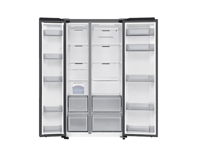 Samsung RS70F68QBFEU Bespoke AI Side-By-Side Refrigerator Series 7 SpaceMax 655L