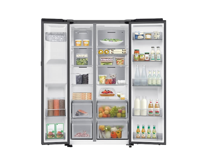 Samsung RS90F64EEFEU Bespoke AI Side-By-Side Refrigerator Series 9 AI Home 621L