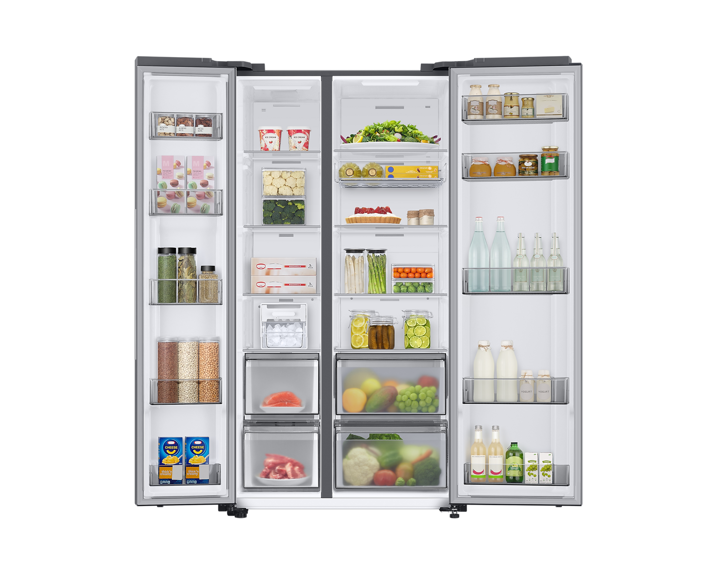 Samsung RS66DG813CS9/EU American Style Fridge Freezer with SpaceMaxâ„¢ Technology - Refined Inox