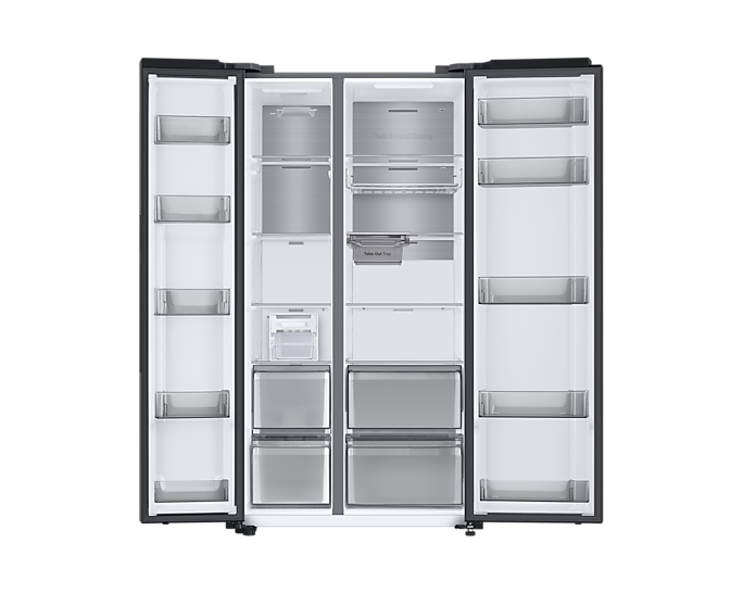 Samsung RS66DG815CB1EU American Style Fridge Freezer with SpaceMax Technology - Black