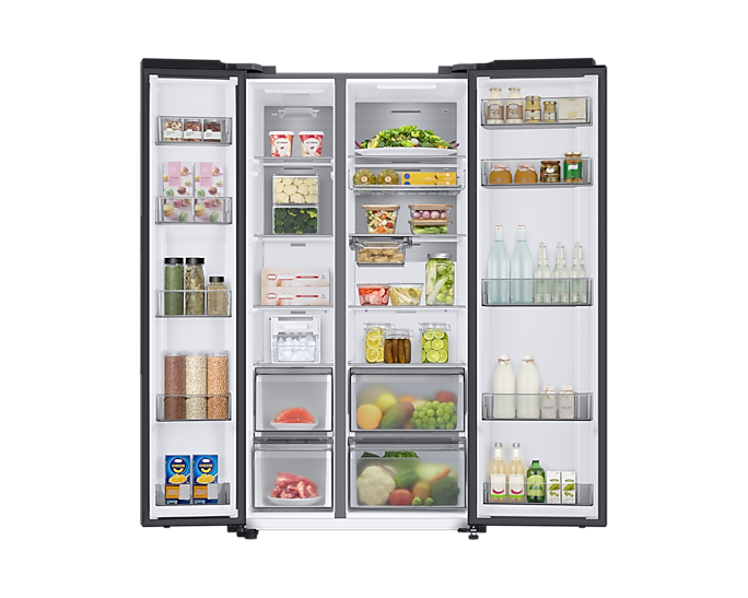 Samsung RS66DG815CB1EU American Style Fridge Freezer with SpaceMax Technology - Black