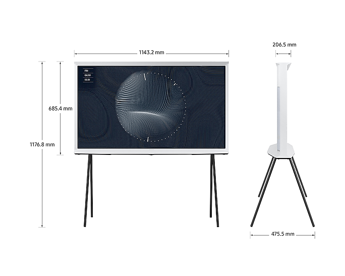 Samsung QE50LS01BHUXXU 50" The Serif LS01B QLED 4K HDR Smart TV in Cotton Blue (2023)