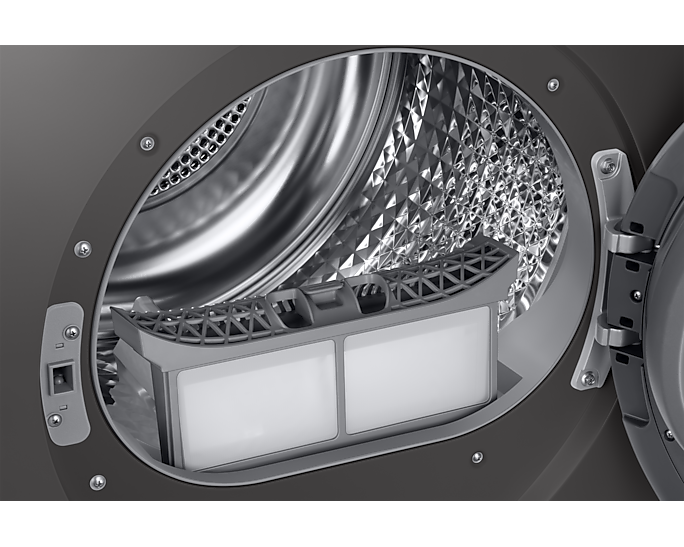 Samsung Series 5+ DV90T5240AN/S1 with OptimalDry, 9kg, Inox