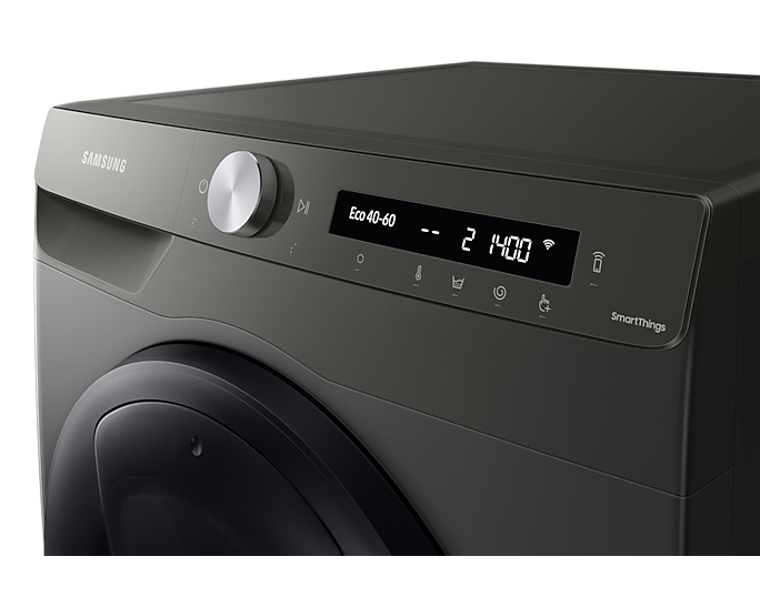 Samsung Series 5+ AutoDose™ WW90T554DAN/S1 with EcoBubble™, 9kg 1400rpm, Inox