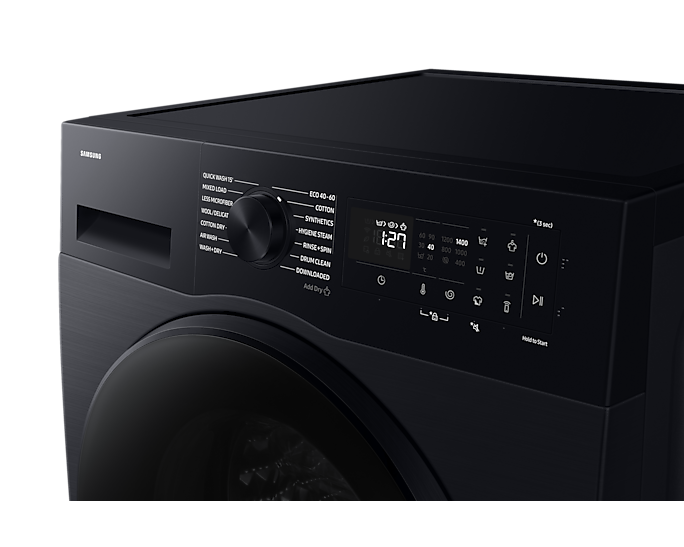 Samsung Series 5 AI Energy WD90DG5B15BBEU 9 KG / 6 KG Washer Dryer with 1400rpm, Black, D/A Rated