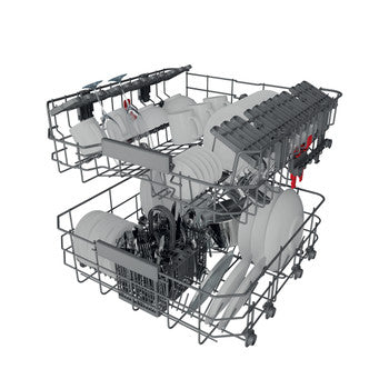 Whirlpool Integrated Dishwasher: in Silver - WIC 3C26 N UK