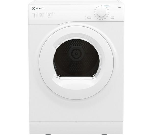 Indesit I1D80WUK 8kg Air Vented Tumble Dryer - White