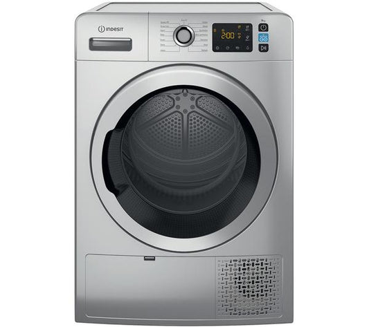 INDESIT Push&Go YT M11 92SS X UK 9 kg Heat Pump Tumble Dryer - Silver