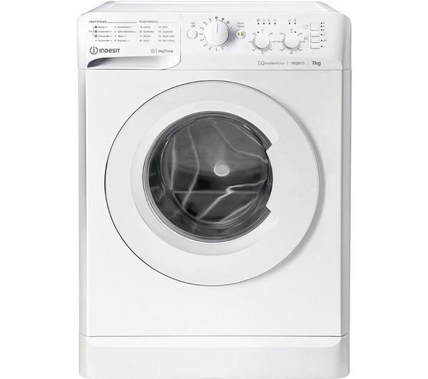 INDESIT Water Balance+ MTWC 71485 W UK 7 kg 1400 Spin Washing Machine - White