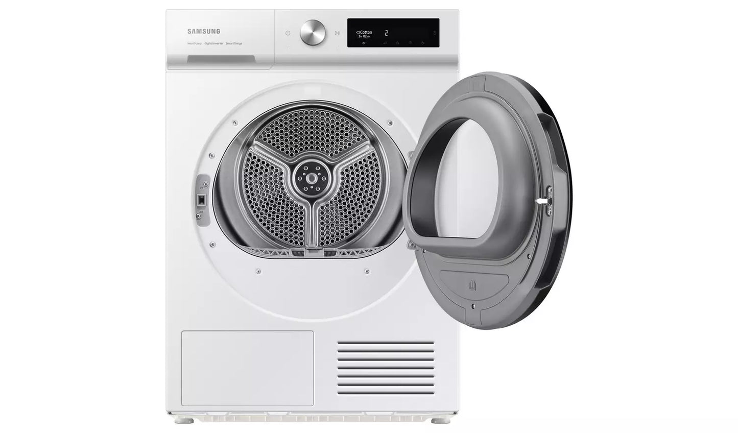 Samsung Bespoke AI™ Series 5+ DV90BB5245AWS1 with OptimalDry™, Heat Pump Tumble Dryer, 9kg