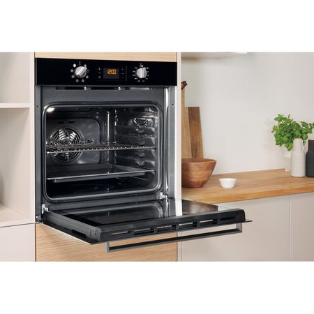 Built in electric oven: black colour - IFW 6340 BL UK