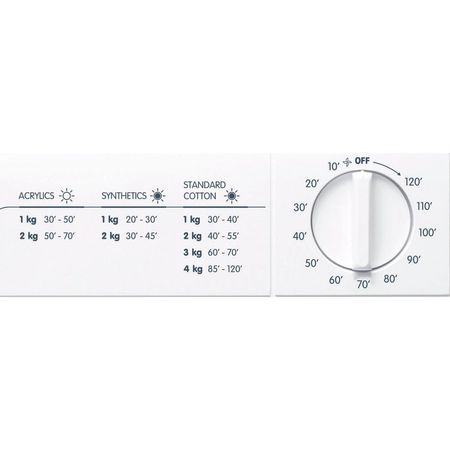 Tumble dryer: freestanding, 4,0kg - NIS 41 V (UK)