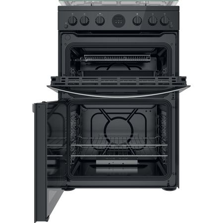 Gas freestanding double cooker: 60cm - ID67G0MCB/UK