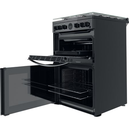 Gas freestanding double cooker: 60cm - ID67G0MCB/UK