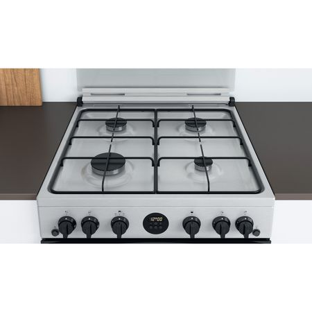 Indesit ID67G0MCX/UK Double Cooker - Inox