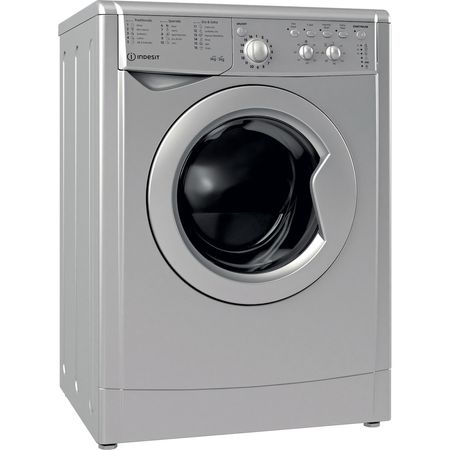 Indesit EcoTime IWDC 65125 S UK N Washer Dryer - Silver