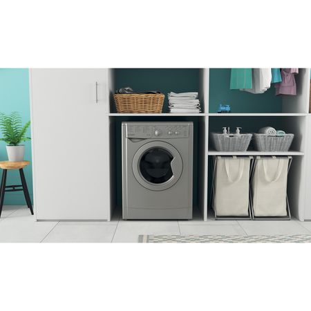 Indesit EcoTime IWDC 65125 S UK N Washer Dryer - Silver