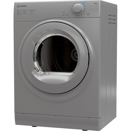 Indesit I1 D80S UK Tumble Dryer - Silver