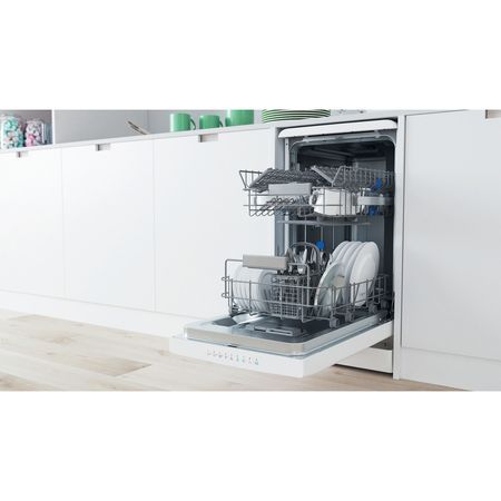 Dishwasher: slim, white colour - DSFO 3T224 Z UK N