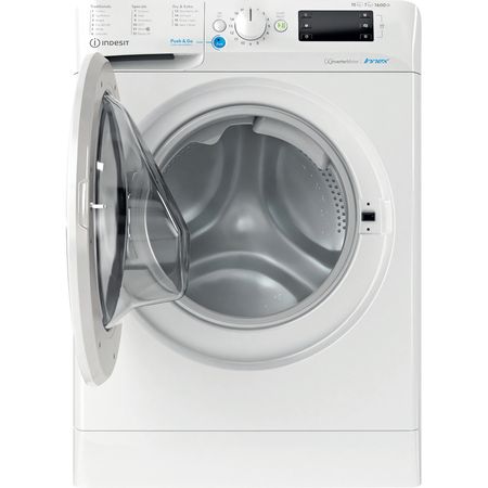 Freestanding washer dryer: 10,0kg - BDE 107625X W UK N