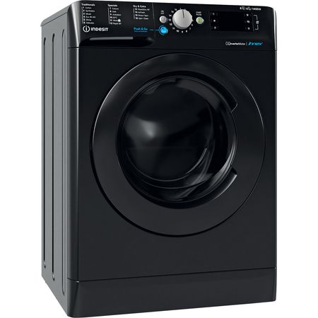 Freestanding washer dryer: 8,0kg - BDE 86436X B UK N