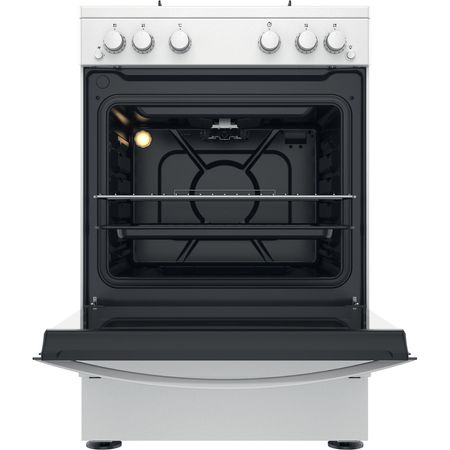 Indesit Gas Cooker 60cm IS67G1PMWUK