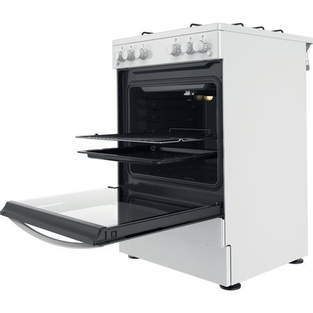 Indesit Gas Cooker 60cm IS67G1PMWUK