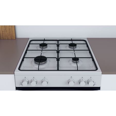 Indesit Gas Cooker 60cm IS67G1PMWUK