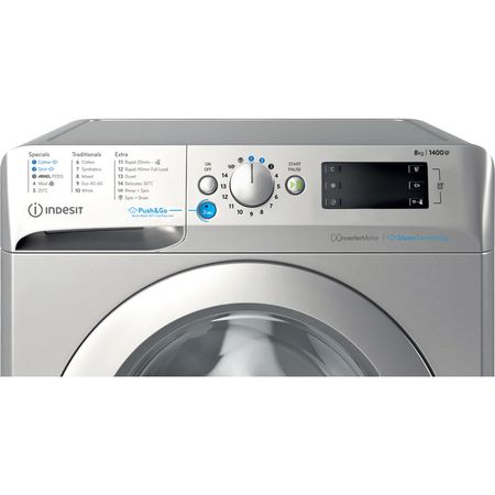 Indesit Freestanding Front Loading Washing Machine 8.0kg BWE 81496X W UK