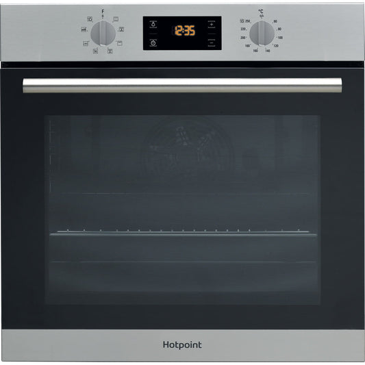 Hotpoint Class 2 MultiFlow Built-In Electric Single Oven - Stainless Steel - Hydrolytic - A Rated - SA2 540 H IX