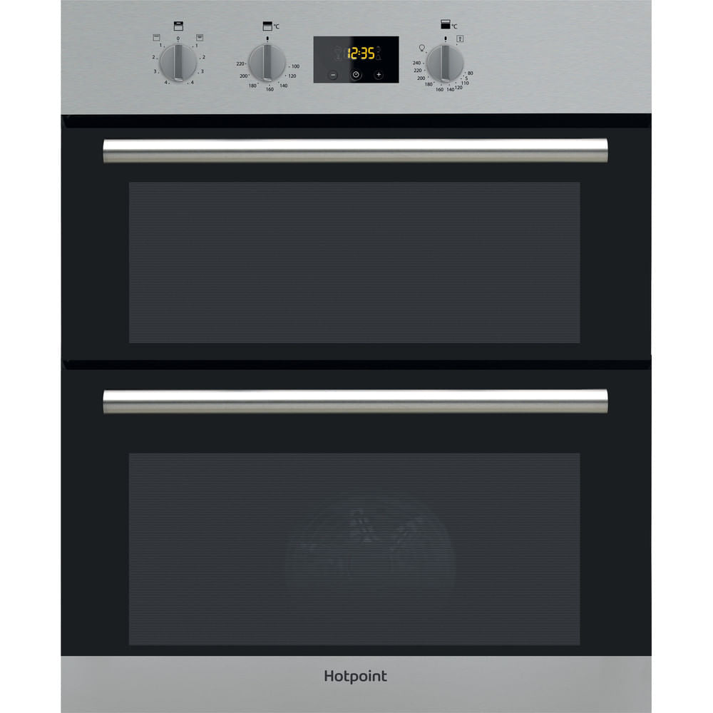 Hotpoint Class 2 Built-Under Electric Fan Double Oven - Stainless Steel - A Rated - DU2 540 IX