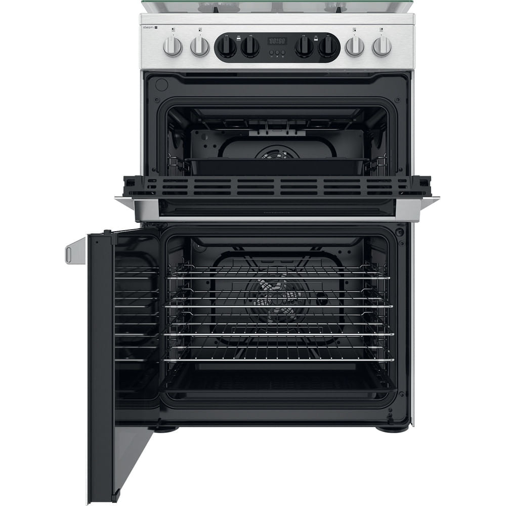 Hotpoint HDM67G8C2CXUK Double Cooker - Inox